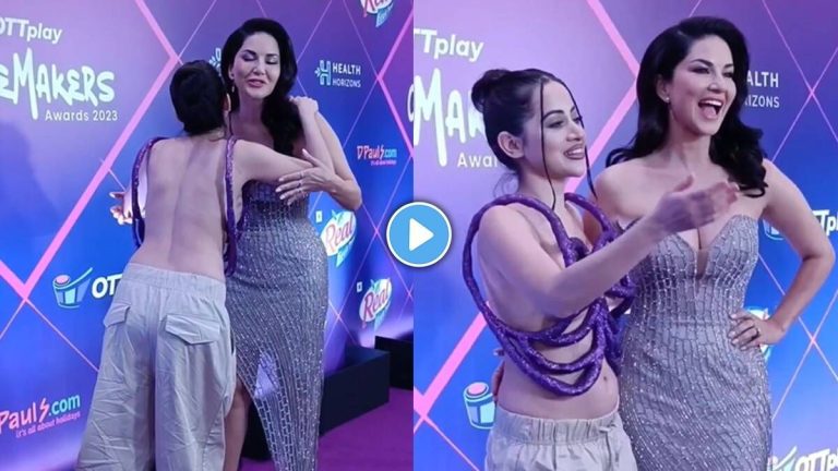 Urfi Javed and Sunny Leone Spotted Together at Awards Show